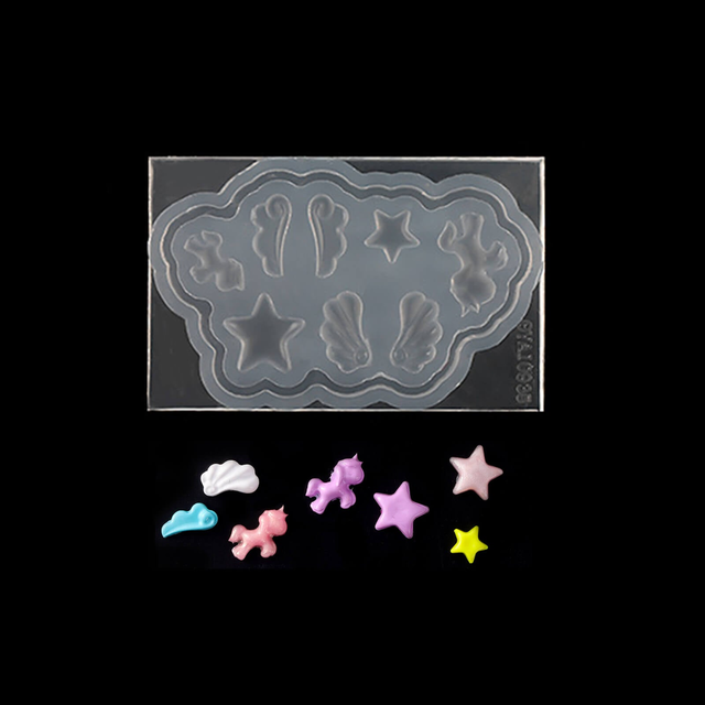 3D Nail Art Mold-Unicorn