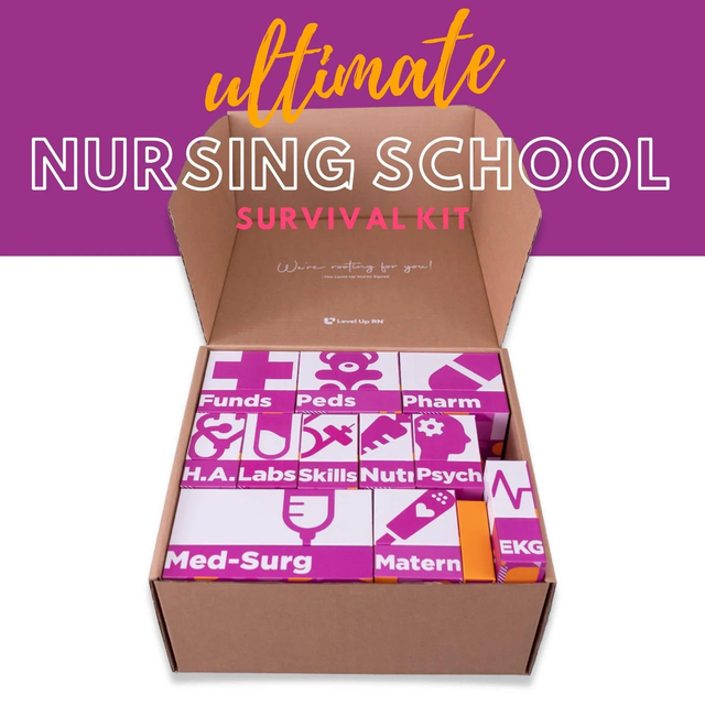 The Ultimate Nursing School Survival Kit - Flashcards