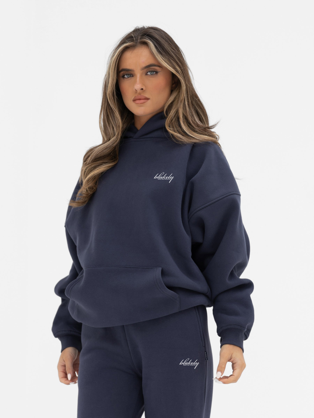Georgia Oversized Hoodie - True Navy