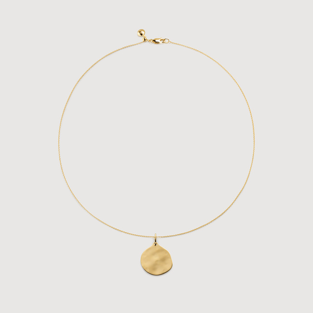 Siren Muse Round Pendant Necklace