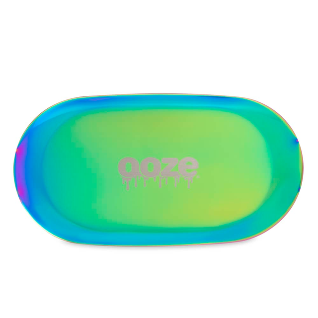 Ooze Rolling Tray - Metal - Aura Rainbow