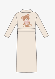 Teddy Bear Buttery Robe- Women's