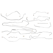 1999-03 Ford F250 F350 2wd or 4wd Single or Dual Rear Axle All Cabs All Beds Four-Wheel ABS Complete Brake Line Kit, 14pc, Stainless