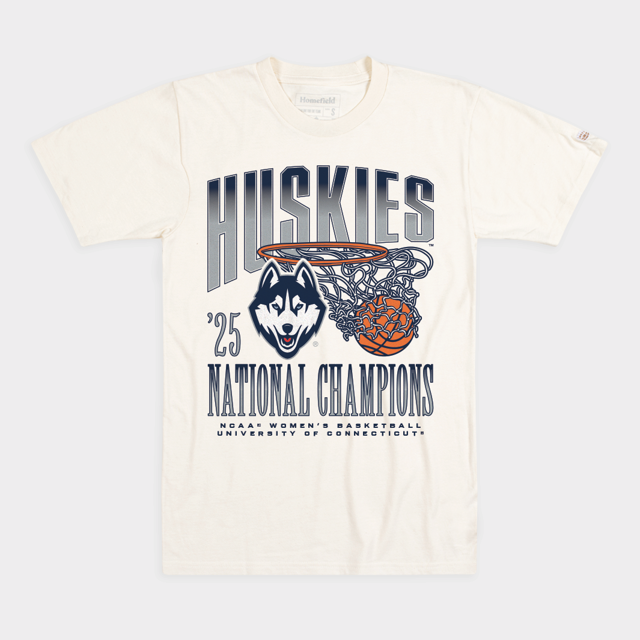 UConn Women's Basketball 2025 National Champs Tee