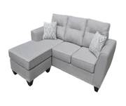 Gray Reversible Sofa Chaise