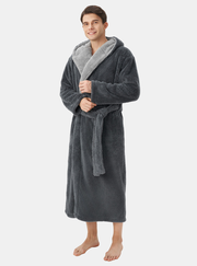 Hooded Fluffy Cozy Plush Robe