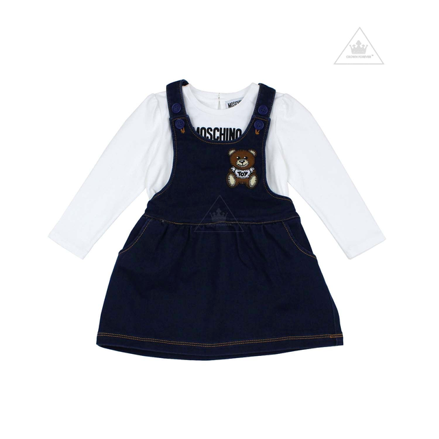 Moschino Kids T Shirt and Dress Set Cloud