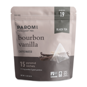 Bourbon Vanilla Black Tea, Full Leaf, in Pyramid Tea Bags