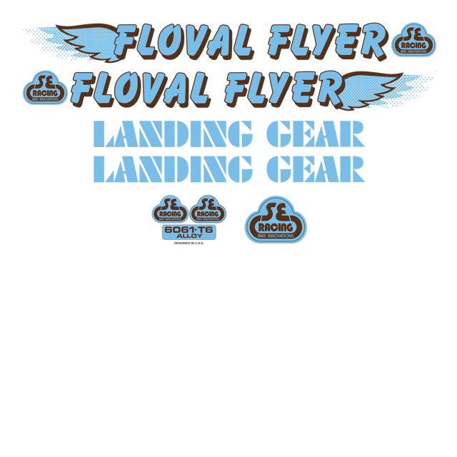 Floval Flyer Decal Set