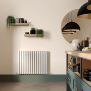 Milano Aruba - White Horizontal Designer Radiator - Choice of Size