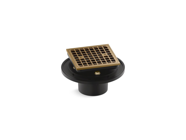 Clearflo Square brass tile-in shower drain