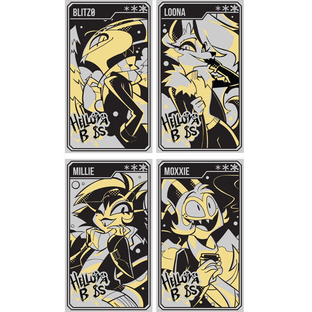 Helluva Boss Collectible Metal Cards - Winter 2024 - Wave 1 *SALE*