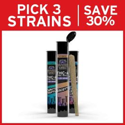 Pick-3 THCa Pre-Rolls Bundle
