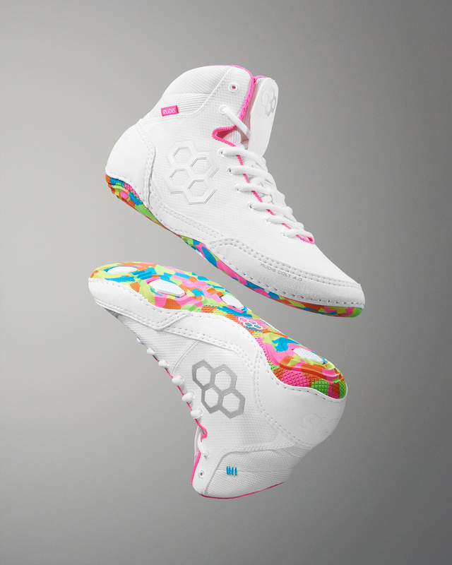 RUDIS Colt 4.0 Adult Wrestling Shoes - Neon Cereal Milk