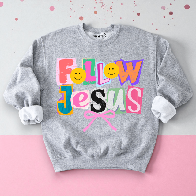 Follow Jesus Crewneck Sweatshirt