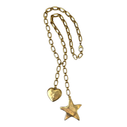 Notte Star & Heart Lariat Necklace by sccollection