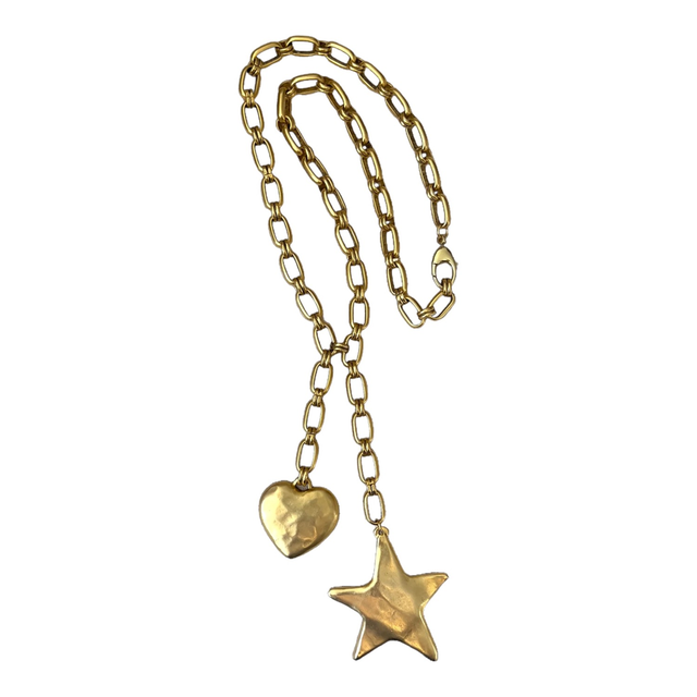 Notte Star & Heart Lariat Necklace by sccollection