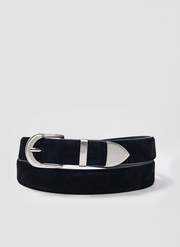 Men's Suede Belt | Percival x Warren | 100% Leather
