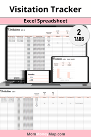 Visitation Tracker Excel Spreadsheet