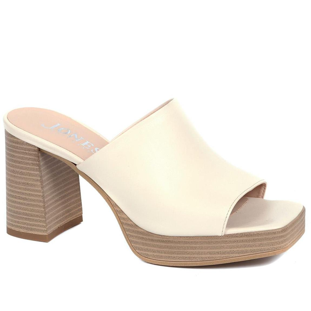 Women's Dominica Leather Heeled Mules