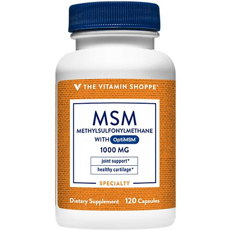 MSM - Joint Support & Healthy Cartilage - 1,000 MG (120 Capsules)