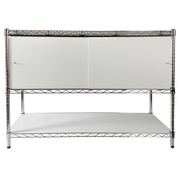 24"d Sliding Door Shelving Enclosures - Standard Colors