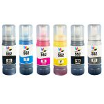 Compatible Epson 552 Ink 6-Pack - High Yield: 1 Black, 1 Photo Black, 1 Cyan, 1 Magenta, 1 Yellow, 1 Gray