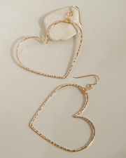Boho Heart Hoops