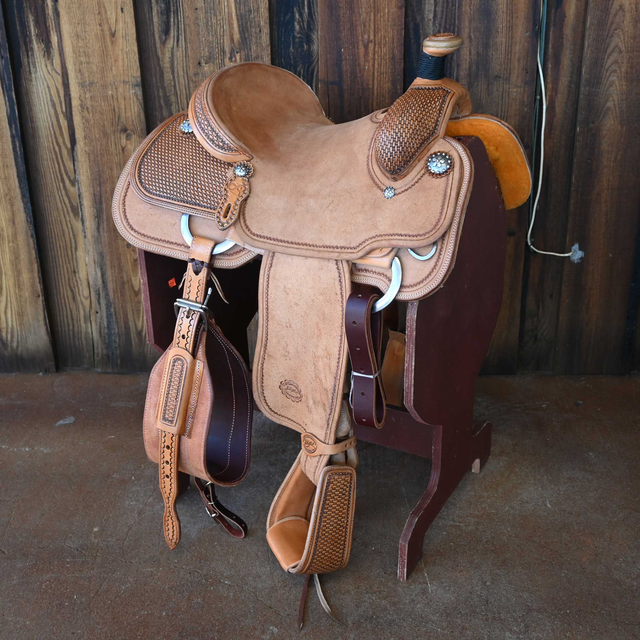 14.5" PATRICK SMITH TEAM ROPING SADDLE