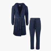 Luxury Men's Bathrobe & Pants Combo