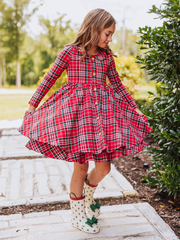 Prim Dress - Merry Plaid
