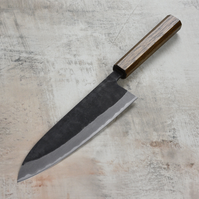 Shiro Kamo Aogami Super Kurouchi Stainless Clad 8.25" Gyuto