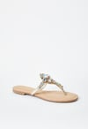 Delisa Embellished Thong Sandal