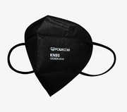 Black Powecom ® KN95 Respirator Face Mask - Ear Loop - 10 masks per pack - Made to the NEW GB2626-2019 Standard with Better Breathability - Bona Fide Masks™ is the EXCLUSIVE DISTRIBUTOR for Powecom® in the United States & Canada!