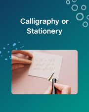 Calligraphy or Stationery Contract Template
