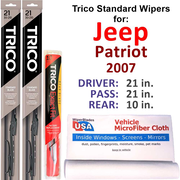 2007 Jeep Patriot Wiper Blades (Set of 3) w/Rear Wiper