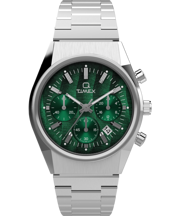 Q Timex® Falcon Eye Chronograph 40mm Stainless Steel Bracelet 