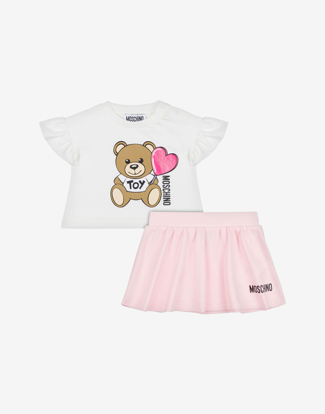 T-shirt and skirt set Jersey Teddy Bear