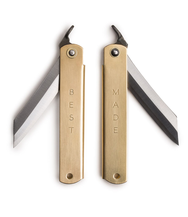 Brass Higo Knives