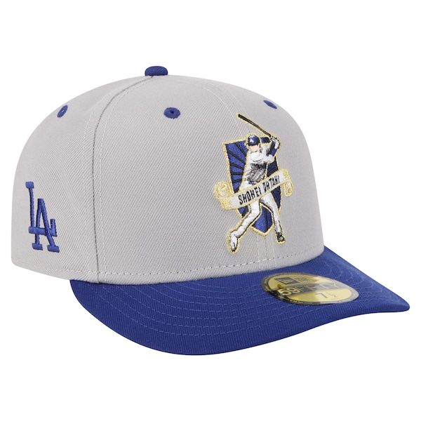Men's Los Angeles Dodgers Shohei Ohtani New Era Gray 59FIFTY Fitted Hat
