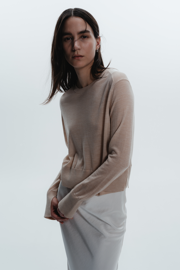 Talia Charmeuse Midi Skirt