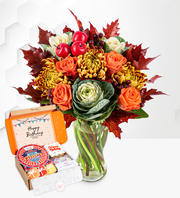October Bouquet Birthday Deluxe Gift