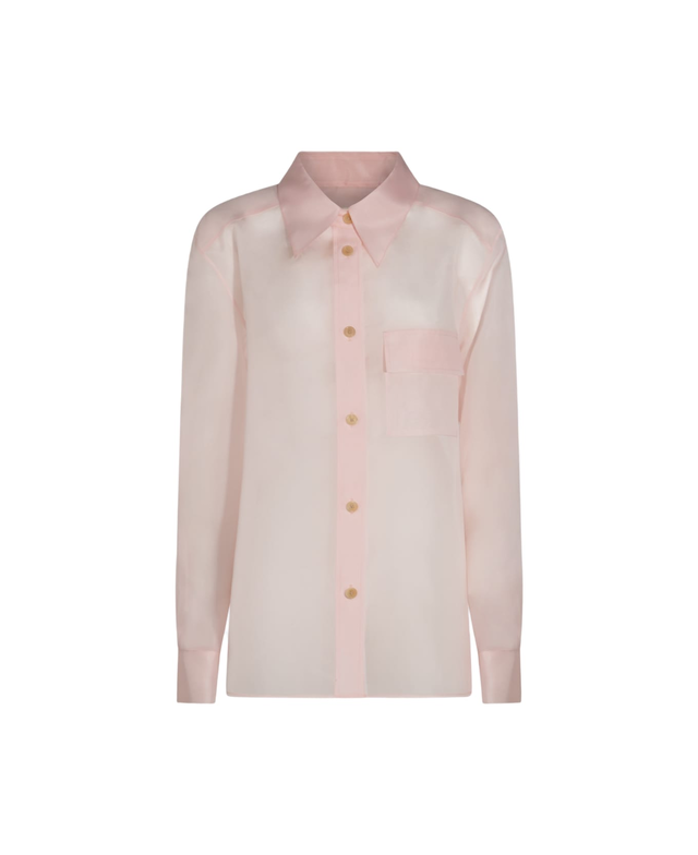 Pink Silk Shirt