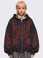 Insane Blood Zip Up Hoodie