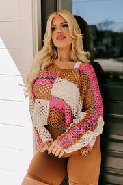 For The Frill Of It Knit Top Curves