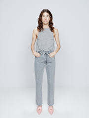 Push organic-cotton straight-leg jeans