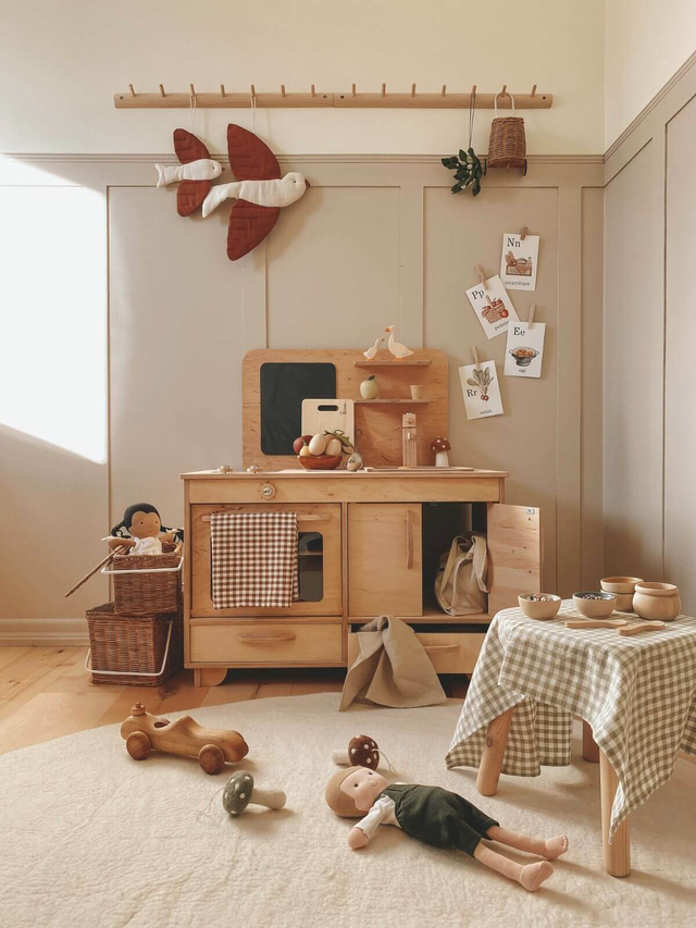 Wooden Play Kitchen