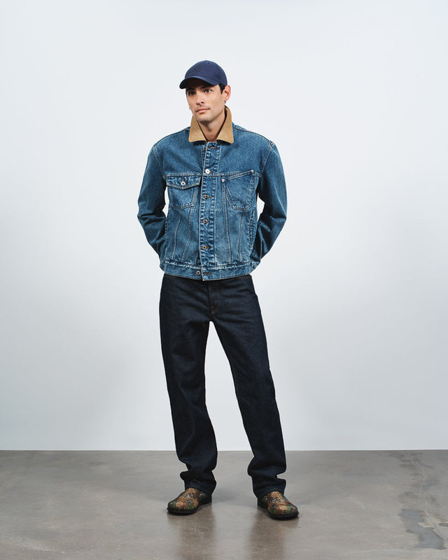 MENS STRAIGHT LEG DENIM JEANS IN INDIGO