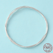 Dead Soft 925 Sterling Silver Wire, Round, Silver, (22 Gauge)0.60mm