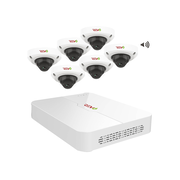 Ultra HD Audio Capable 8 Ch. 2TB NVR System with 6 Cameras